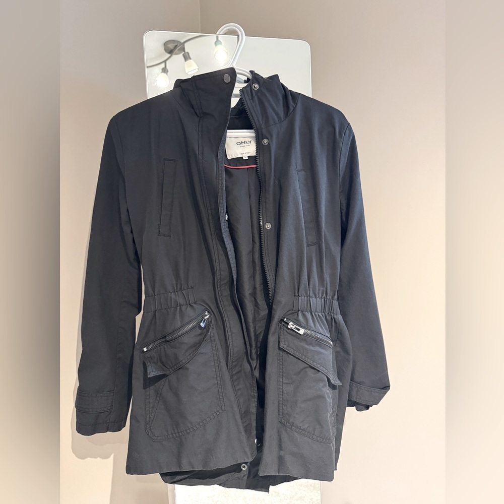 ONLY Black Utility Jacket Size Medium